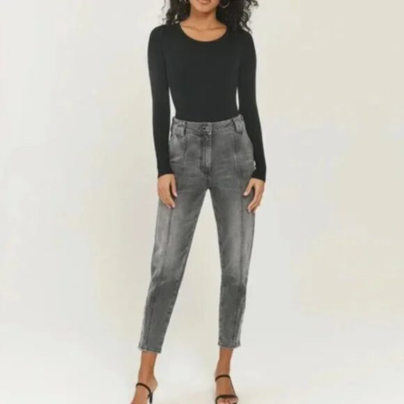 Something Navy Roxie Snap High Rise Jeans - Picture 2 of 11